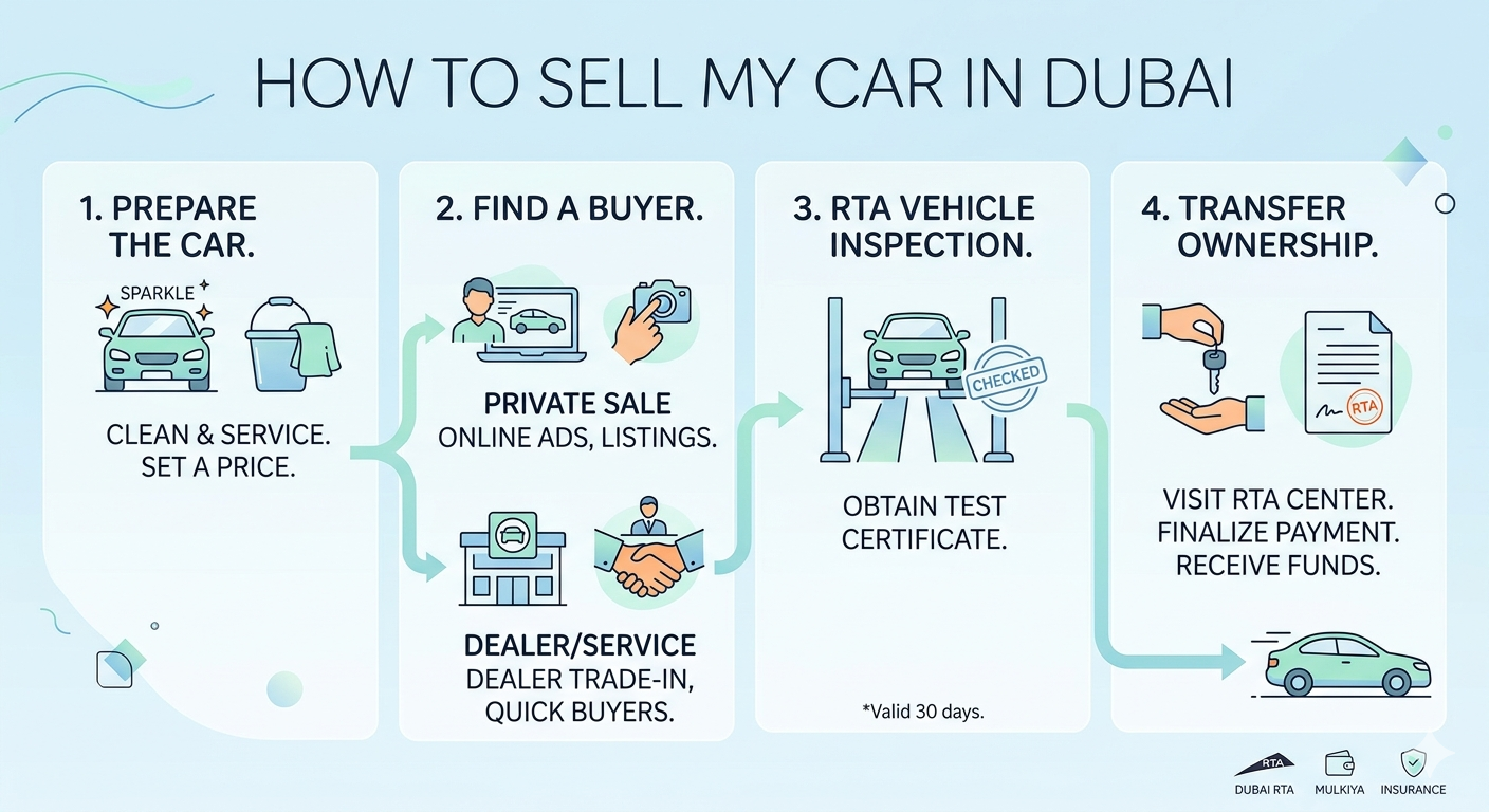 How to Sell My Car in Dubai